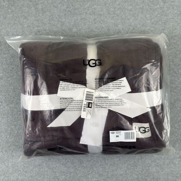 Ugg Home Collection Soft Duffield Throw II Blanket Color Port Heater NEW 50x70 - Picture 1 of 12